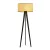 EMIBIG ASTON LP1 RATTAN Fekete Beltéri Állólámpa E27 IP20 EB-1149-LP1