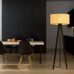 EMIBIG ASTON LP1 RATTAN Fekete Beltéri Állólámpa E27 IP20 EB-1149-LP1