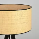 EMIBIG ASTON LP1 RATTAN Fekete Beltéri Állólámpa E27 IP20 EB-1149-LP1