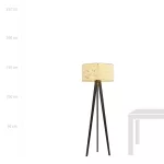 EMIBIG ASTON LP1 CORK Fekete Beltéri Állólámpa E27 IP20 EB-1150-LP3