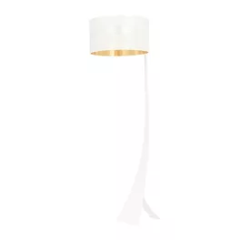   EMIBIG ESTRELLA LP1 WHITE/GOLD Fekete Beltéri Állólámpa E27 IP20 EB-1155-LP1