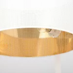 EMIBIG ESTRELLA LP1 WHITE/GOLD Fekete Beltéri Állólámpa E27 IP20 EB-1155-LP1