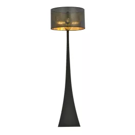   EMIBIG ESTRELLA LP1 BLACK/GOLD Fekete Beltéri Állólámpa E27 IP20 EB-1156-LP1
