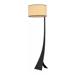   EMIBIG ESTRELLA LP1 RATTAN Fekete Beltéri Állólámpa E27 IP20 EB-1157-LP1