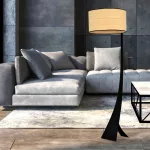 EMIBIG ESTRELLA LP1 RATTAN Fekete Beltéri Állólámpa E27 IP20 EB-1157-LP1