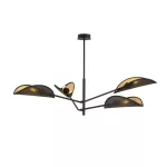 EMIBIG VENE 4 BLACK/GOLD Fekete Beltéri Mennyezeti lámpa E14 IP20 EB-1158-4