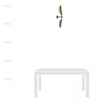 EMIBIG VENE K2 BLACK/GOLD Fekete Beltéri Fali lámpa E14 IP20 EB-1158-K2