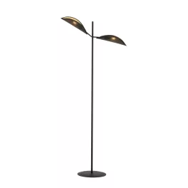   EMIBIG VENE LP2 BLACK/GOLD Fekete Beltéri Állólámpa E14 IP20 EB-1158-LP2