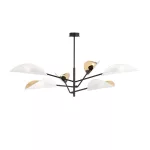 EMIBIG VENE 6 WHITE/GOLD Fekete Beltéri Mennyezeti lámpa E14 IP20 EB-1159-6