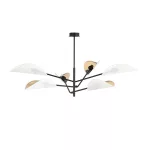 EMIBIG VENE 6 WHITE/GOLD Fekete Beltéri Mennyezeti lámpa E14 IP20 EB-1159-6