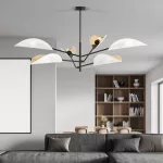 EMIBIG VENE 6 WHITE/GOLD Fekete Beltéri Mennyezeti lámpa E14 IP20 EB-1159-6