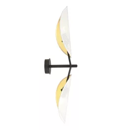   EMIBIG VENE K2 WHITE/GOLD Fekete Beltéri Fali lámpa E14 IP20 EB-1159-K2