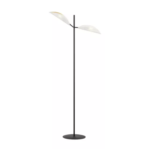 EMIBIG VENE LP2 WHITE/GOLD Fekete Beltéri Állólámpa E14 IP20 EB-1159-LP2