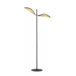 EMIBIG VENE LP2 BLACK/RATTAN Fekete Beltéri Állólámpa E14 IP20 EB-1160-LP2