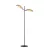 EMIBIG VENE LP2 BLACK/RATTAN Fekete Beltéri Állólámpa E14 IP20 EB-1160-LP2