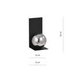 EMIBIG FORM 6 Fekete Beltéri Fali lámpa E14 IP20 EB-1166-6