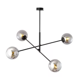   EMIBIG LINEAR 4 BLACK/GRAFIT Fekete Beltéri Függőlámpa E14 IP20 EB-1167-4