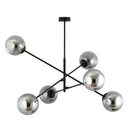   EMIBIG LINEAR 6 BLACK/GRAFIT Fekete Beltéri Függőlámpa E14 IP20 EB-1167-6