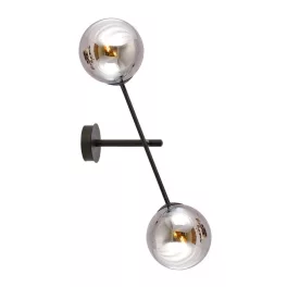   EMIBIG LINEAR K2 BLACK/GRAFIT Fekete Beltéri Fali lámpa E14 IP20 EB-1167-K2