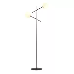 EMIBIG LINEAR LP2 BLACK/OPAL Fekete Beltéri Állólámpa E14 IP20 EB-1169-LP2