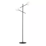 EMIBIG LINEAR LP2 BLACK/OPAL Fekete Beltéri Állólámpa E14 IP20 EB-1169-LP2