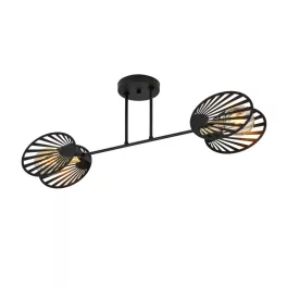  EMIBIG TALIA 2 BLACK Fekete Beltéri Mennyezeti lámpa E27 IP20 EB-1181-2