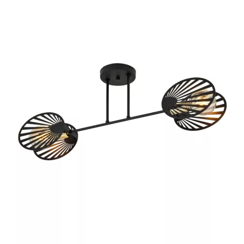 EMIBIG TALIA 2 BLACK Fekete Beltéri Mennyezeti lámpa E27 IP20 EB-1181-2