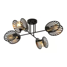   EMIBIG TALIA 4 BLACK Fekete Beltéri Mennyezeti lámpa E27 IP20 EB-1181-4