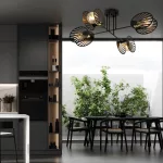 EMIBIG TALIA 4 BLACK Fekete Beltéri Mennyezeti lámpa E27 IP20 EB-1181-4
