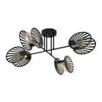EMIBIG TALIA 4 BLACK Fekete Beltéri Mennyezeti lámpa E27 IP20 EB-1181-4