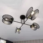 EMIBIG TALIA 4 BLACK Fekete Beltéri Mennyezeti lámpa E27 IP20 EB-1181-4