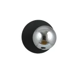EMIBIG OSLO K1 BLACK/GRAFIT Fekete Beltéri Fali lámpa E14 IP20 EB-1186-K1