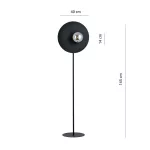 EMIBIG OSLO LP BLACK/GRAFIT Fekete Beltéri Állólámpa E14 IP20 EB-1186-LP