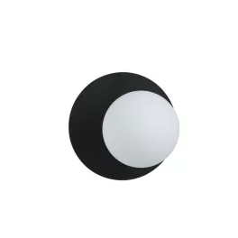  EMIBIG OSLO K1 BLACK/OPAL Fekete Beltéri Fali lámpa E14 IP20 EB-1187-K1