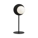 EMIBIG OSLO LN BLACK/OPAL Fekete Beltéri Asztali lámpa E14 IP20 EB-1187-LN