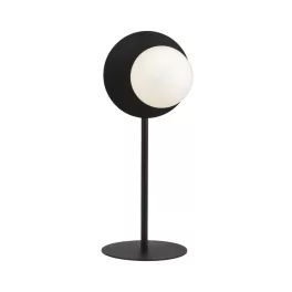   EMIBIG OSLO LN BLACK/OPAL Fekete Beltéri Asztali lámpa E14 IP20 EB-1187-LN