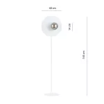 EMIBIG OSLO LP WHITE/GRAFIT Fehér Beltéri Állólámpa E14 IP20 EB-1188-LP