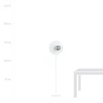 EMIBIG OSLO LP WHITE/GRAFIT Fehér Beltéri Állólámpa E14 IP20 EB-1188-LP