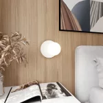 EMIBIG OSLO K1 WHITE/OPAL Fehér Beltéri Fali lámpa E14 IP20 EB-1189-K1