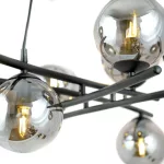 EMIBIG ESSA 8 GRAFIT Fekete Beltéri Függőlámpa E14 IP20 EB-1203-8