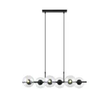 EMIBIG RORY 6 TRANSPARENT Fekete Beltéri Függőlámpa E14 IP20 EB-1206-6