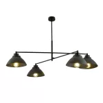 EMIBIG MAVERICK 4 BLACK Fekete Beltéri Csillár E27 IP20 EB-1211-4