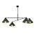 EMIBIG MAVERICK 4 BLACK Fekete Beltéri Csillár E27 IP20 EB-1211-4