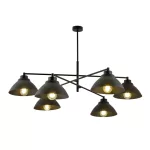 EMIBIG MAVERICK 6 BLACK Fehér Beltéri Csillár E27 IP20 EB-1211-6