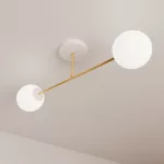 EMIBIG MAGNUM 2 WH OPAL Fehér Beltéri Mennyezeti lámpa E14 IP20 EB-1234-2