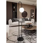 EMIBIG BARI LP1 BL Fekete Beltéri Állólámpa E14 IP20 EB-1235-LP1