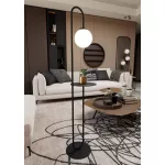 EMIBIG BARI LP1 BL Fekete Beltéri Állólámpa E14 IP20 EB-1235-LP1
