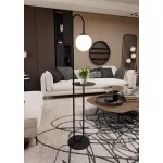EMIBIG BARI LP1 BL Fekete Beltéri Állólámpa E14 IP20 EB-1235-LP1