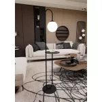 EMIBIG BARI LP1 BL Fekete Beltéri Állólámpa E14 IP20 EB-1235-LP1