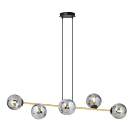   EMIBIG GRAVITY 6 BL GRAFIT Fekete Beltéri Függőlámpa E14 IP20 EB-1237-6